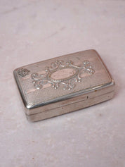 Silver Tone Trinket Box