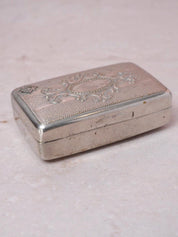 Silver Tone Trinket Box