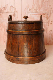 Wooden Firkin Flour Bucket