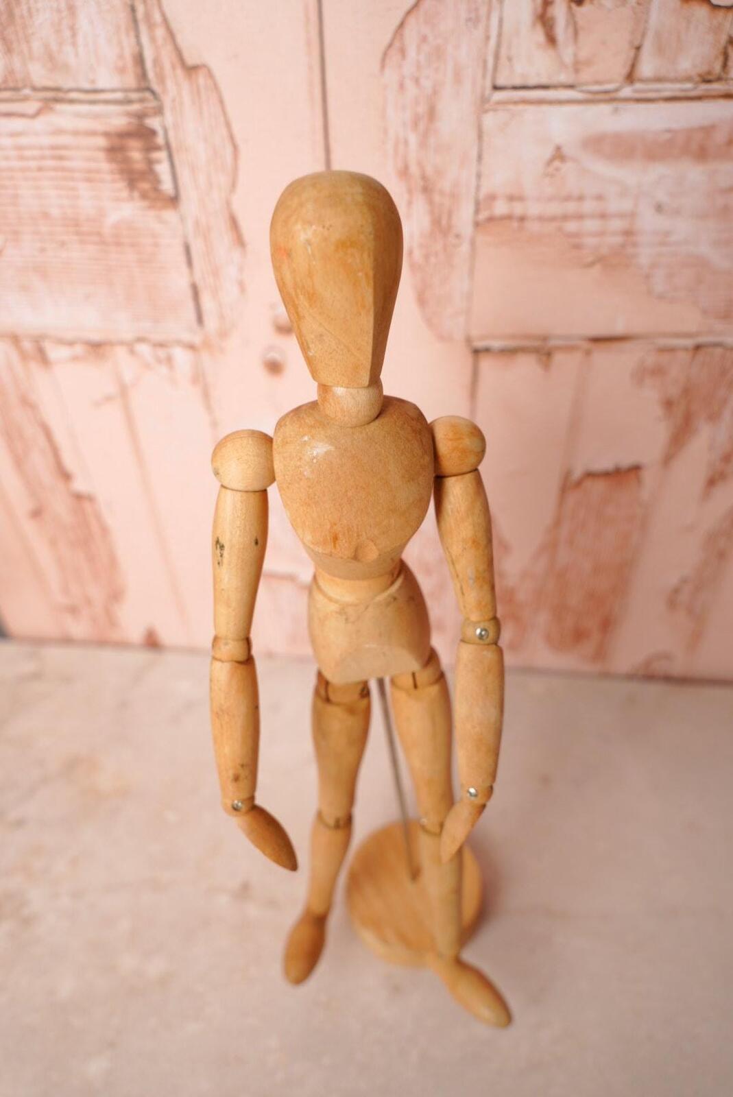 Vintage Wooden Artist Mannequin