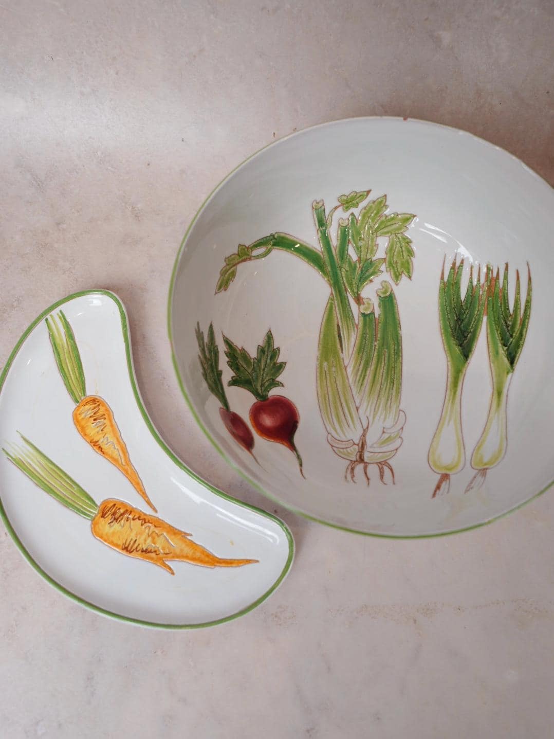 Italian Vegetable Ceramic Set