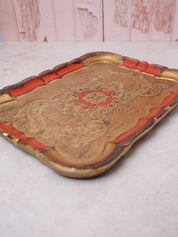 Florentine Red Tray