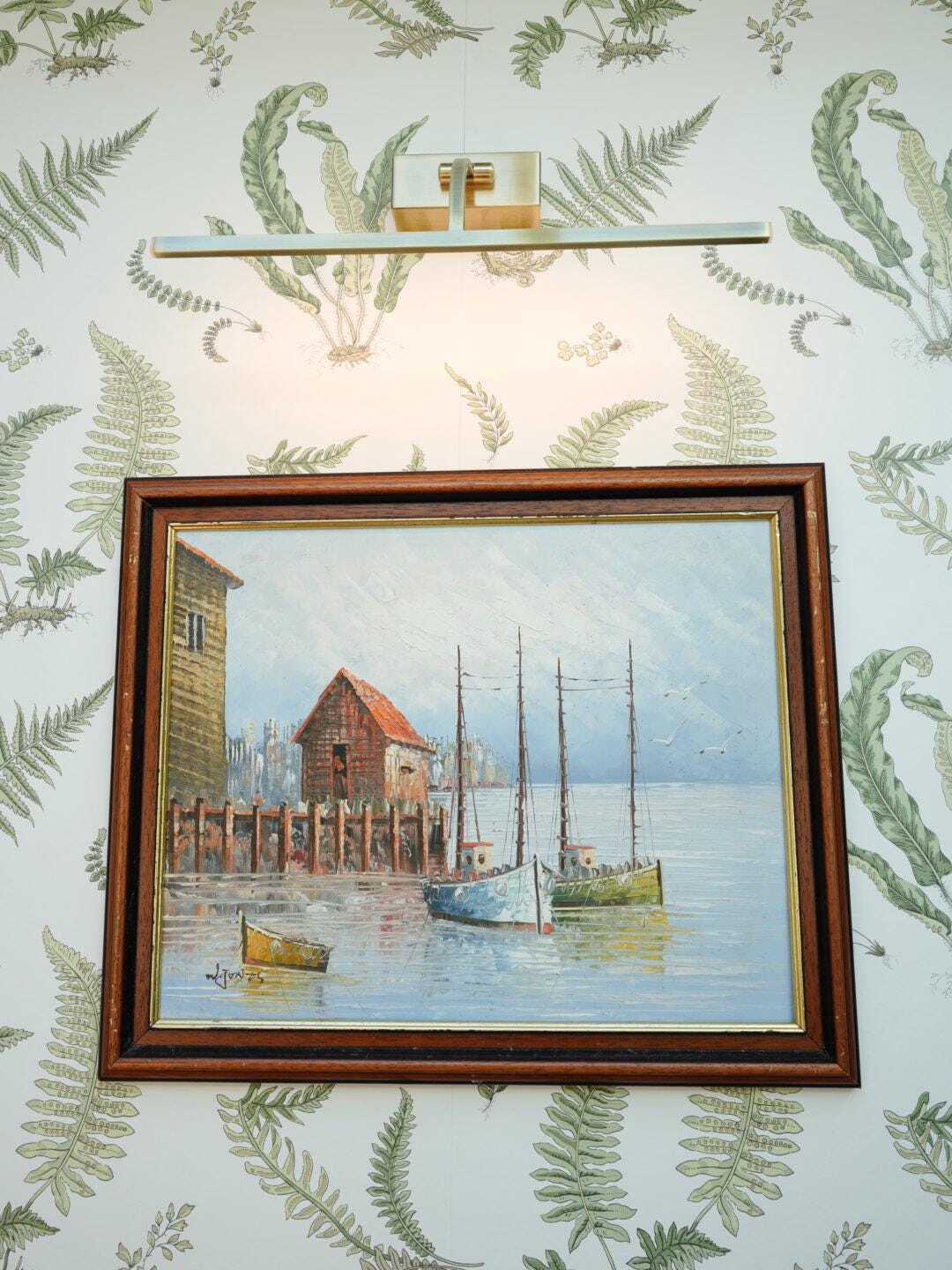 Harbour Oil Painting